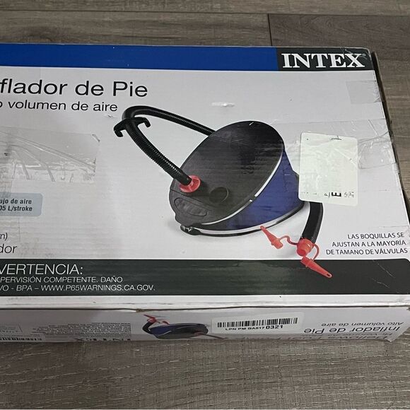 Intex Bellows Air Pump (68610E) Manual Foot Powered Air Pump. Great For Camping - Picture 1 of 2
